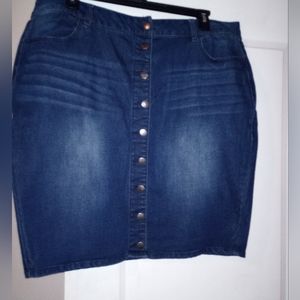 Women's denim skirt